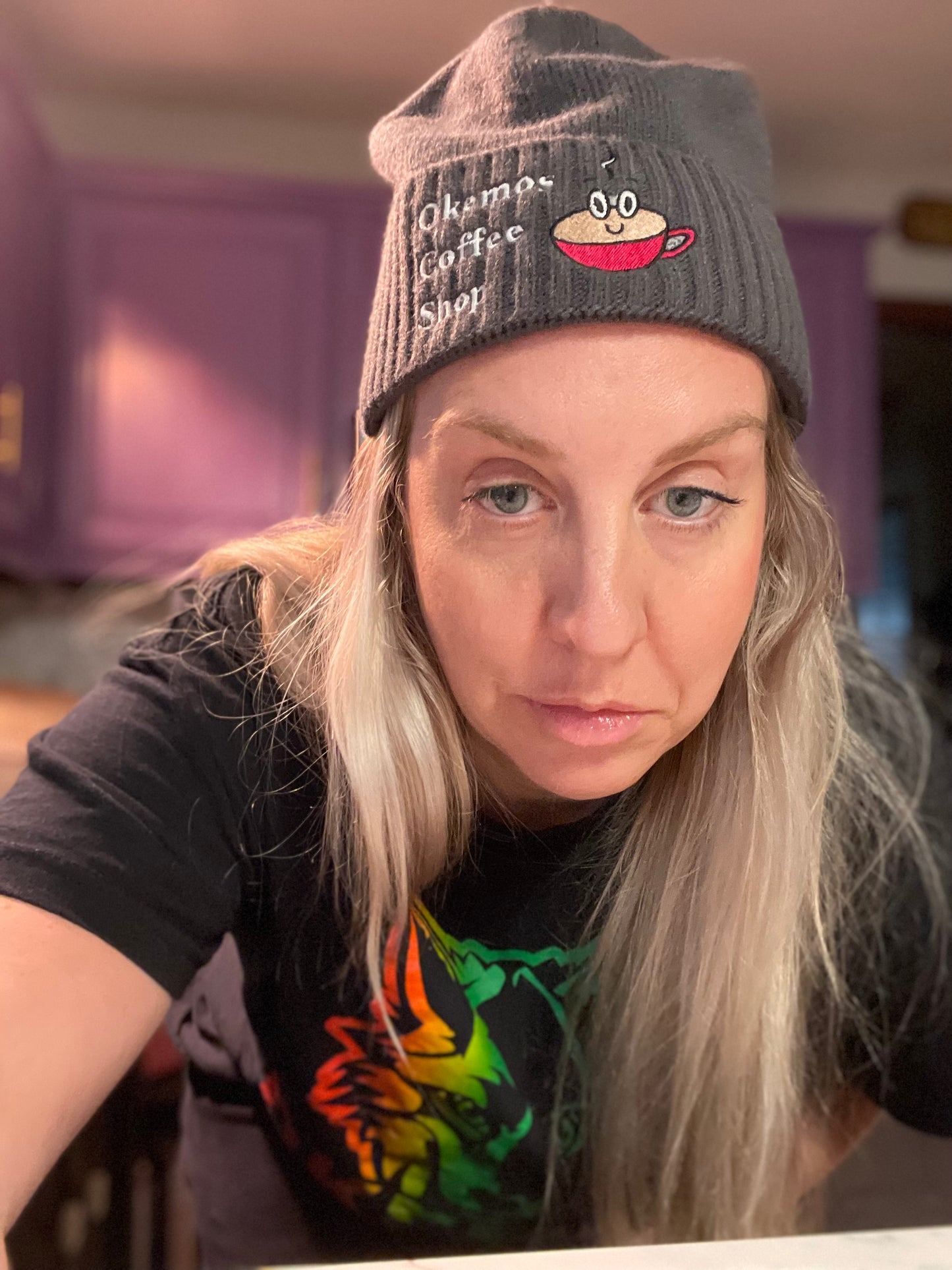 Okemos Coffee Shop Beanie