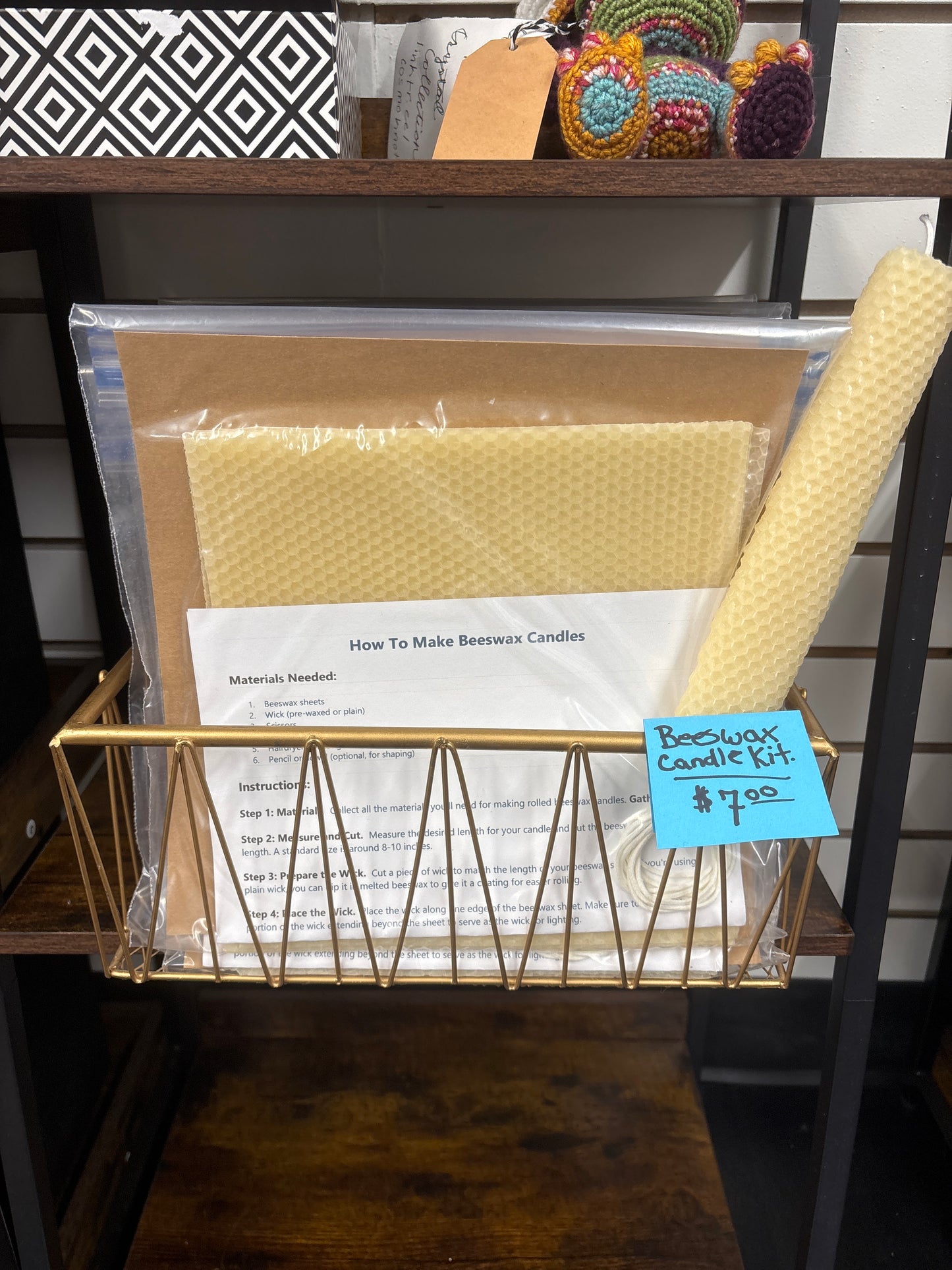 Beeswax Candle Making kit