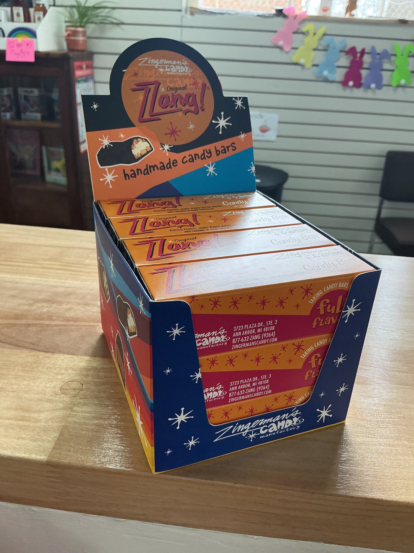 Zzang zingermans candy bar