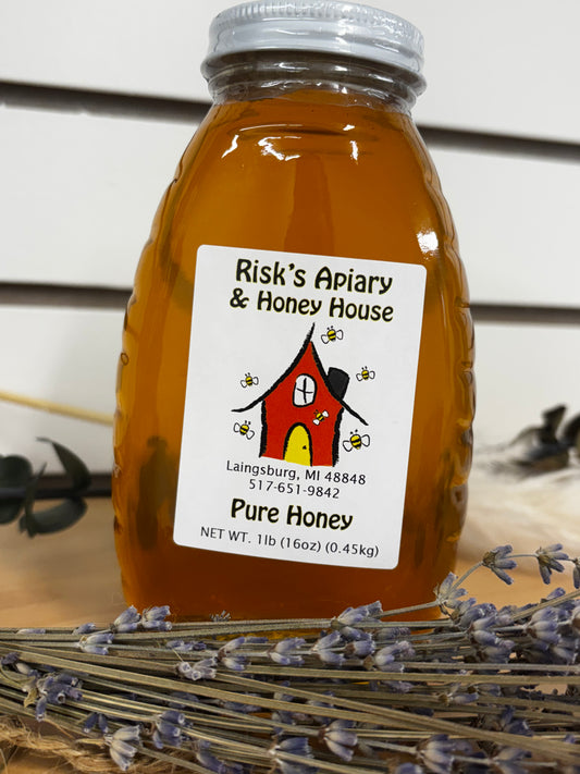 1 pound jar of Michigan Honey