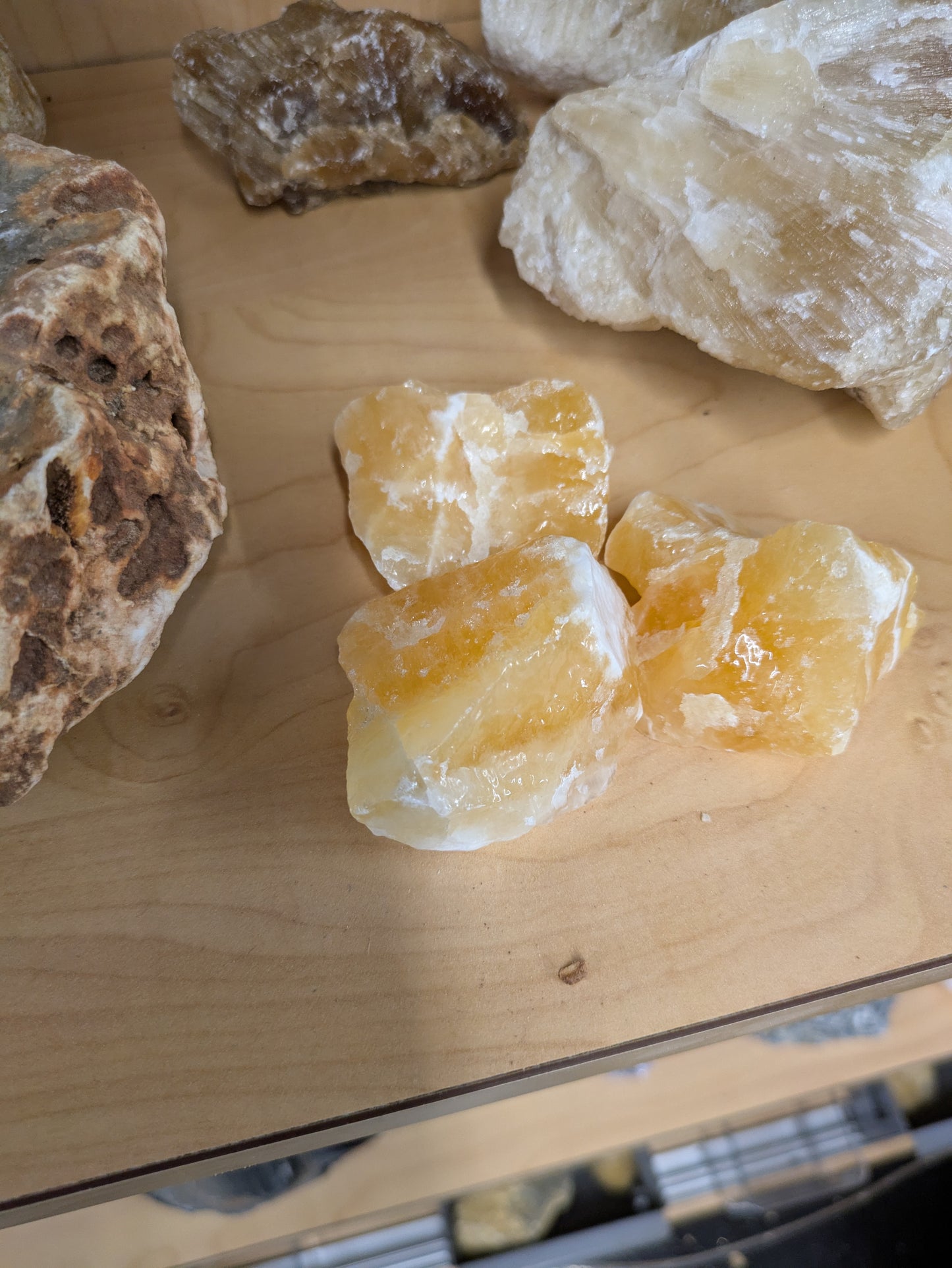 Orange calcite