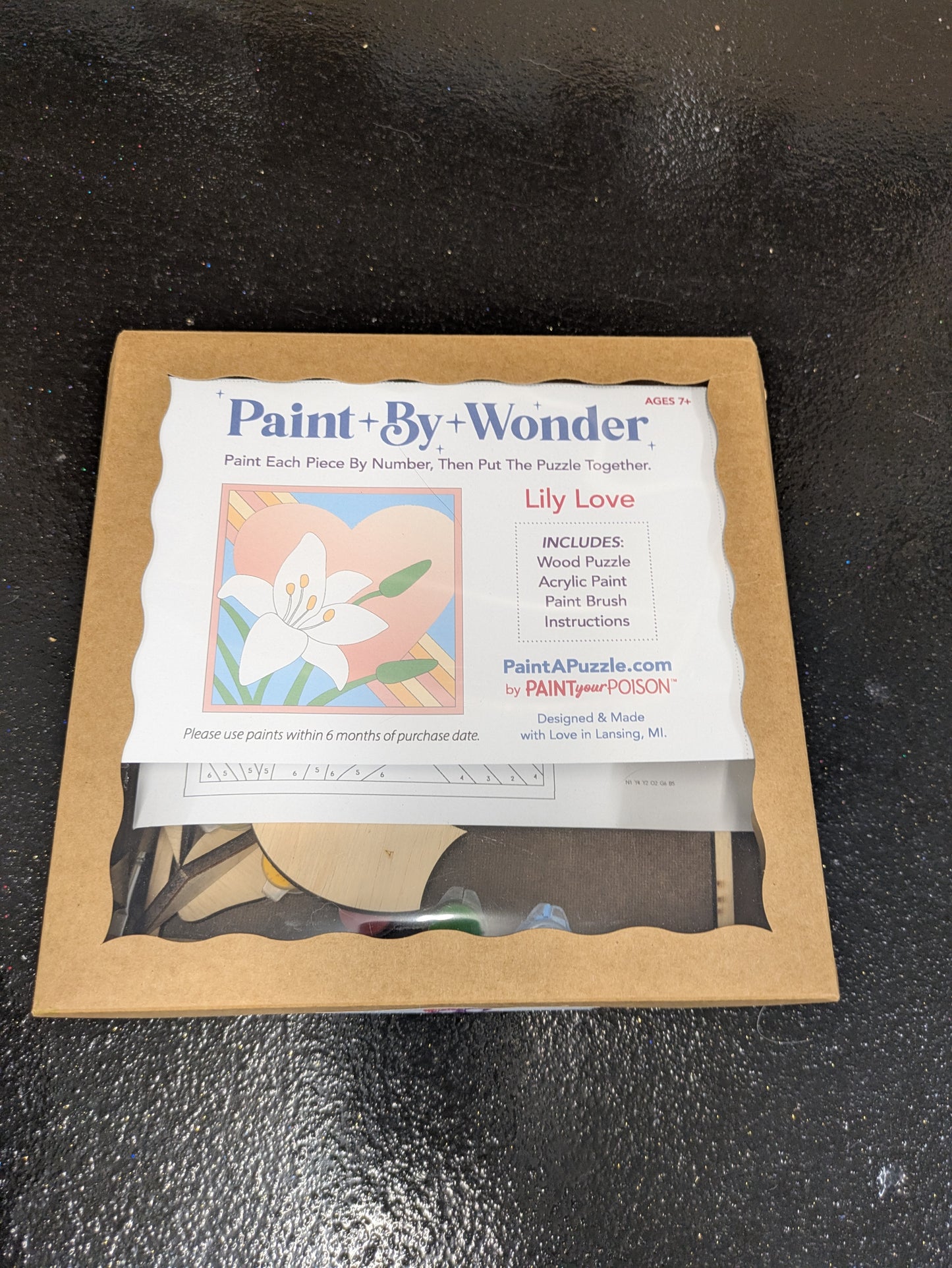 Paint by number puzzle