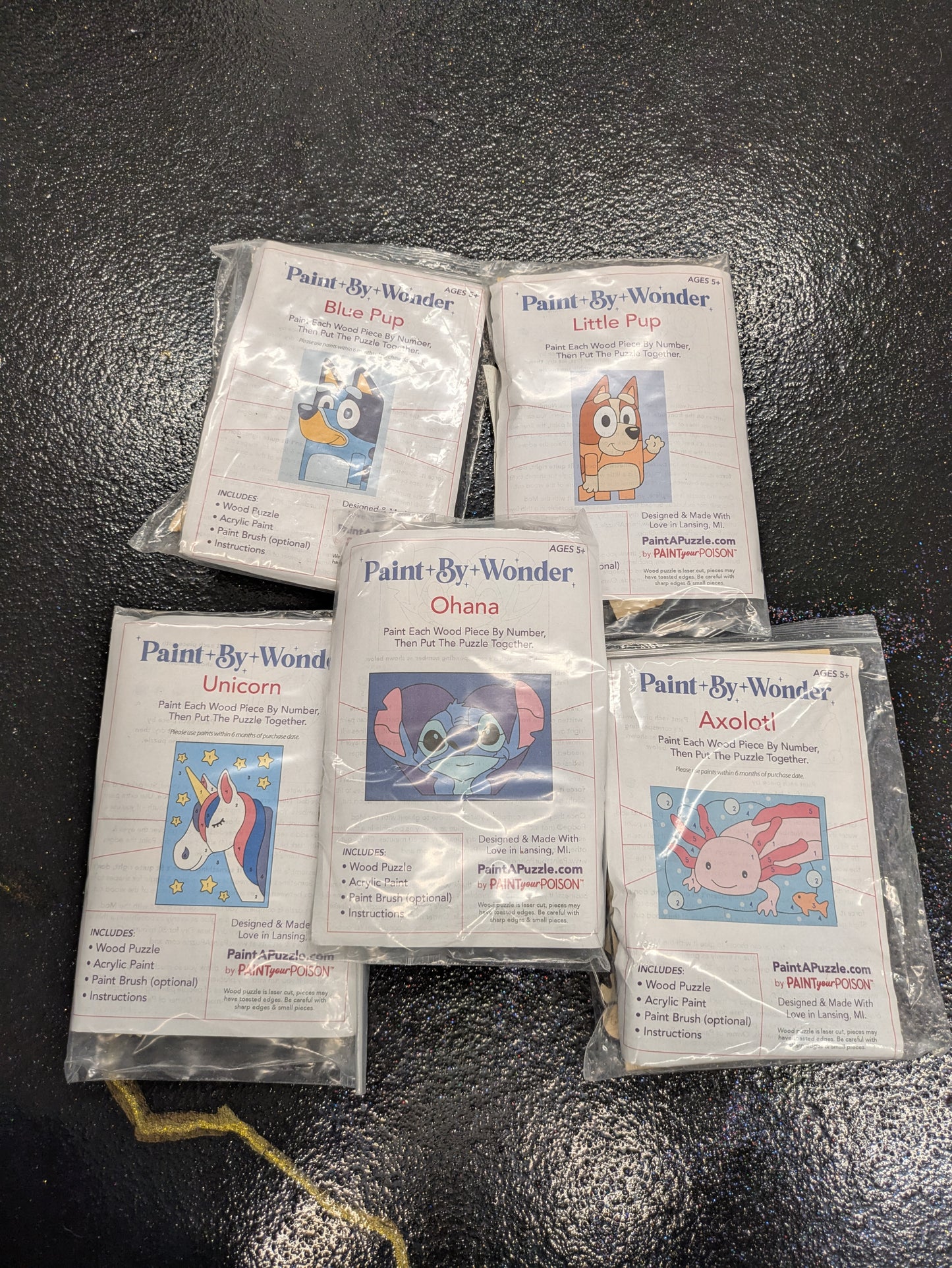 Paint by number puzzle