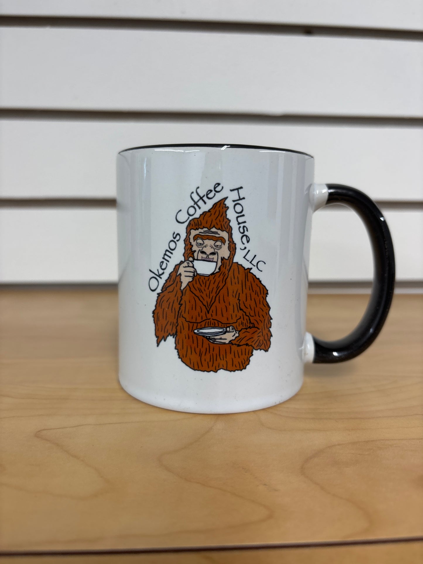 Okemos Coffee Shop Mug with Sleepy Squatch