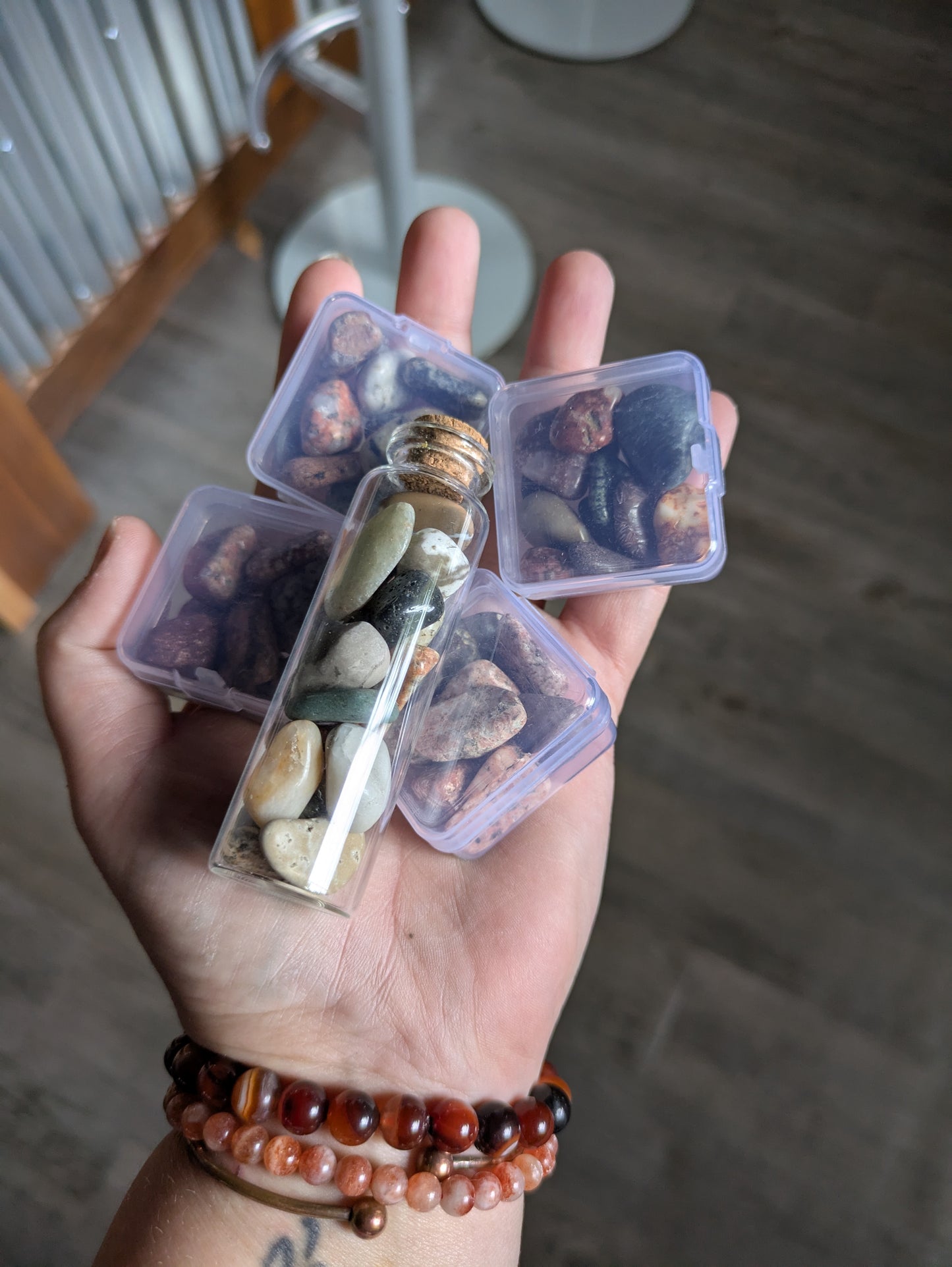 Curated lake Superior tumbles