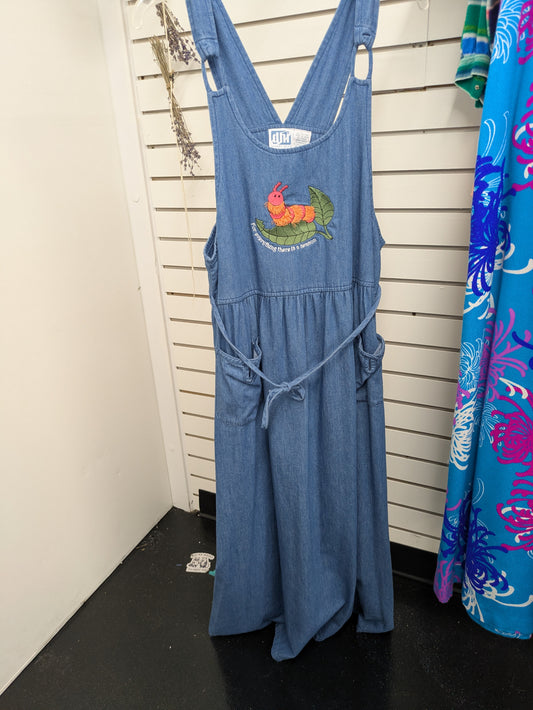 90's Teacher Caterpillar overall large, Vintage Clothes curated by ADHD Angela