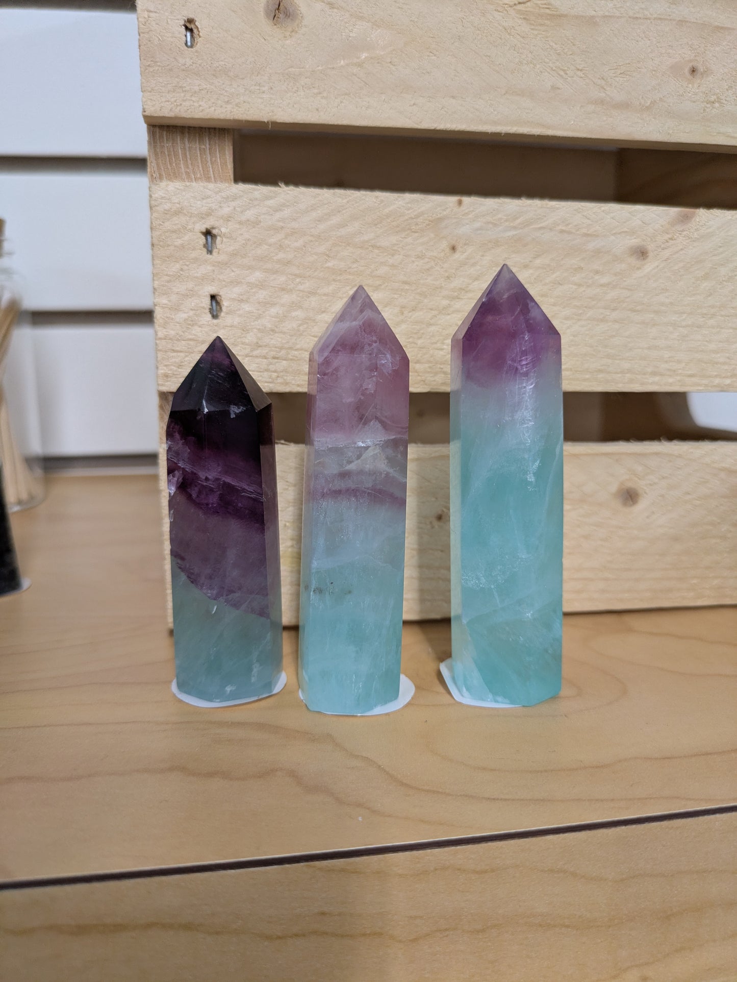 Fluorite towers