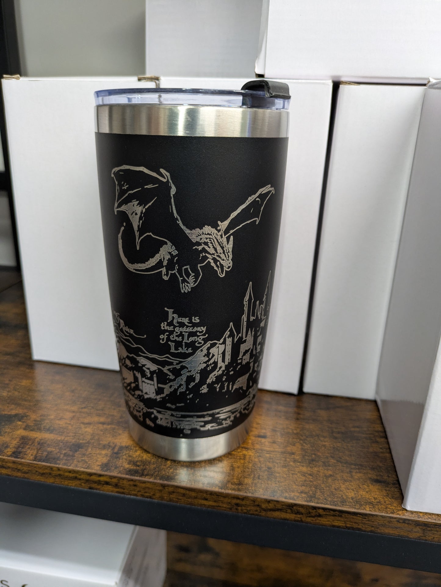 Engraved tumbler