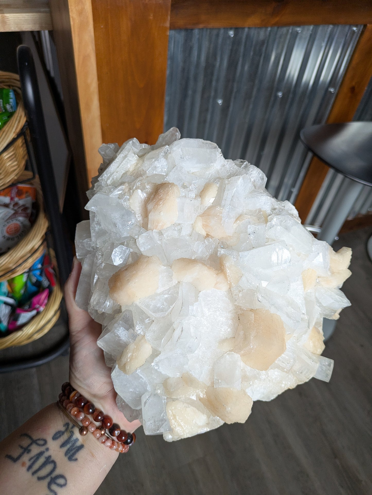 Apophyllite and stillbite