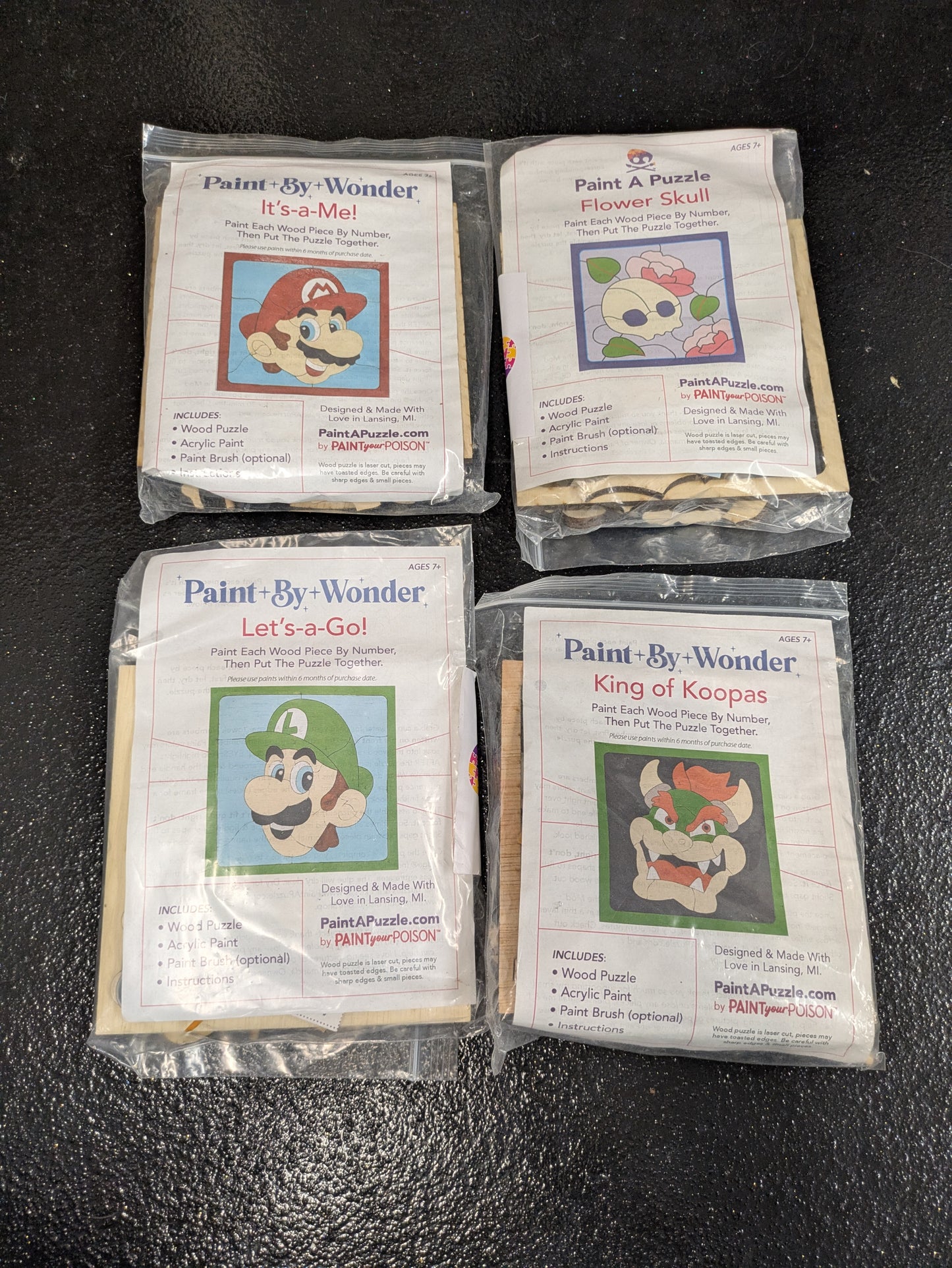 Paint by number puzzle