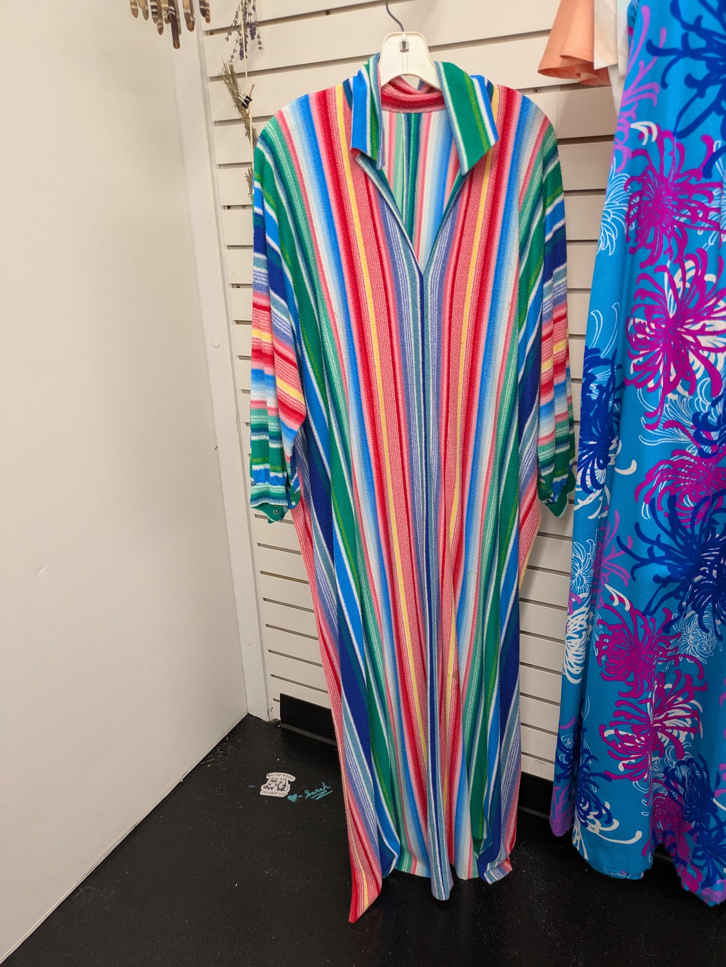 Whatever this is. Bathrobe? No size