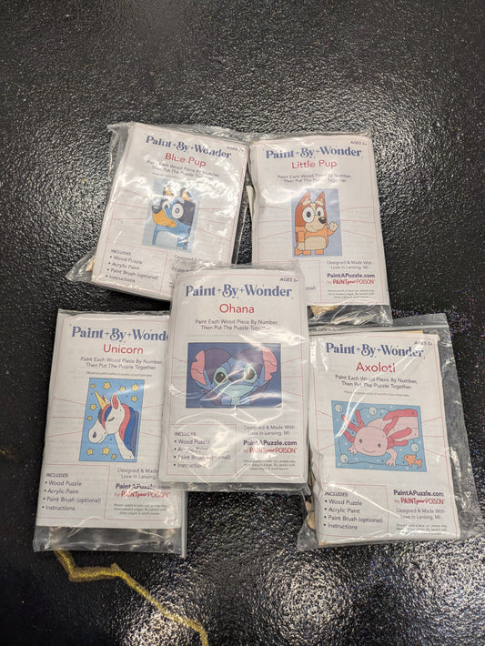 Paint by number puzzle